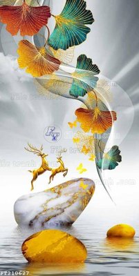 File in mica File in tranh tường 3D FT210627 (bản gốc) sắc sảo