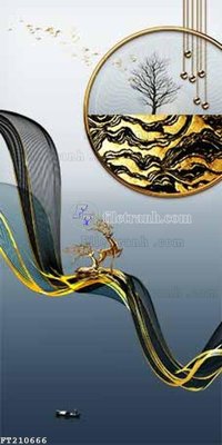 File gốc File in tranh tường 3D FT210666 (in mica) làm quà tặng