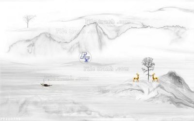 File PSD File in tranh tường 3D FT210733 (nguyên gốc) chất lượng cao