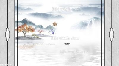 File gốc File in tranh tường 3D FT210744 (in lụa) cao cấp
