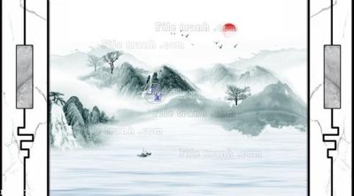 File in trần File in tranh tường 3D FT210753 (bản gốc) phong cảnh