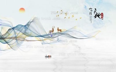 File in ấn cao cấp File in tranh tường 3D FT210858 (file gốc)