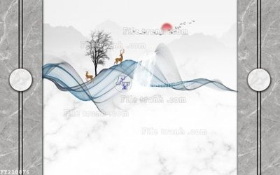 File tranh File in tranh tường 3D FT210876 (ảnh gốc) không bị mờ