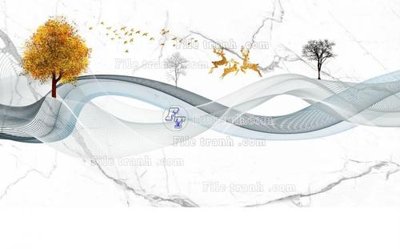 Download file gốc File in tranh tường 3D FT210883 (in lụa) nghệ thuật