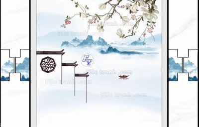 File gốc File in tranh tường 3D FT210901 (chuẩn CMYK) cho nhà in