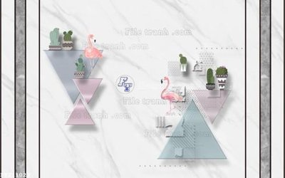 Tải file gốc File in tranh tường 3D FT211029 (bản PSD) còn layer