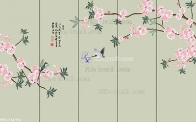 Hình ảnh file gốc in trần nhà File in tranh tường 3D FT211070