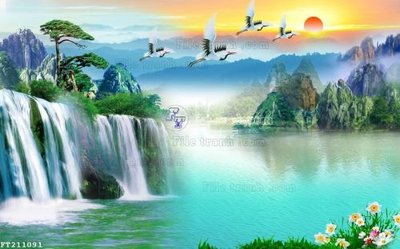 Download file File in tranh tường 3D FT211091 (gốc) in mica cao cấp