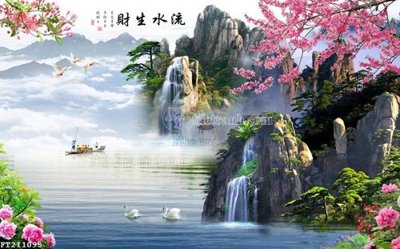 File gốc File in tranh tường 3D FT211095 (bản quyền) cho in ấn