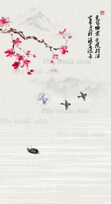 File tranh gốc File in tranh tường 3D FT211150 (bản quyền) file PSD