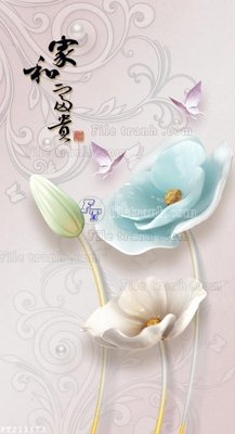 Tệp tin gốc File in tranh tường 3D FT211173 (dùng cho in ấn) chuyên nghiệp