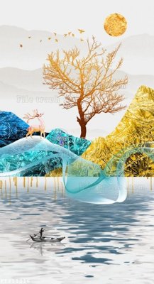 File gốc File in tranh tường 3D FT211216 (ảnh chi tiết) để in lụa