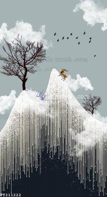 File in ấn File in tranh tường 3D FT211222 (bản gốc) chất lượng cao