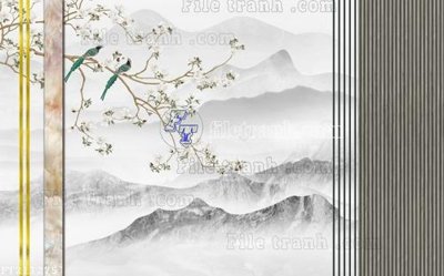 File gốc File in tranh tường 3D FT211275 (in tráng gương) ốp tường