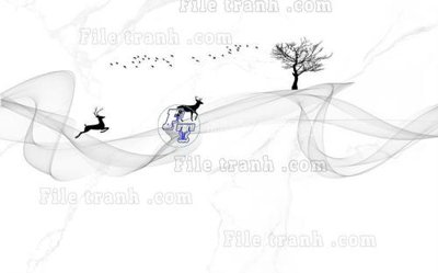 Tải file File in tranh tường 3D FT211287 (PSD) cho in tranh kính