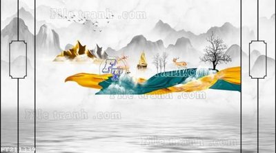 File ảnh File in tranh tường 3D FT211339 (gốc) in standee