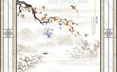 File gốc File in tranh tường 3D FT211348 (thiết kế) độc quyền