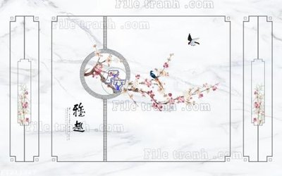 File gốc File in tranh tường 3D FT211367 (in mica) cắt laser