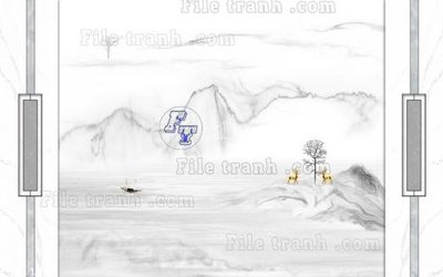 File tranh File in tranh tường 3D FT211447 (bản gốc) in canvas