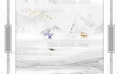 File tranh File in tranh tường 3D FT211448 (gốc) in film