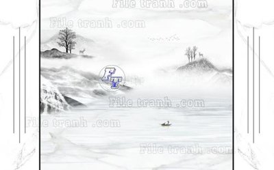 File tranh in mica File in tranh tường 3D FT211450 (độ phân giải cao)