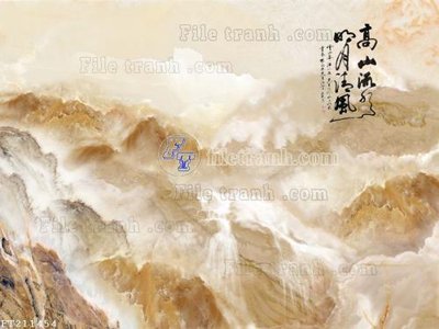File gốc in ấn File in tranh tường 3D FT211454 chuẩn màu CMYK