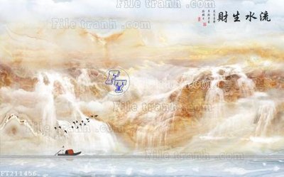 File PSD File in tranh tường 3D FT211456 (chất lượng in ấn)