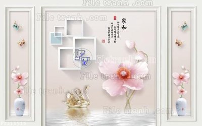 File gốc File in tranh tường 3D FT211515 (PNG) chất lượng cao