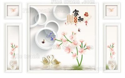 File gốc in ấn File in tranh tường 3D FT211522 (sẵn sàng tải về)