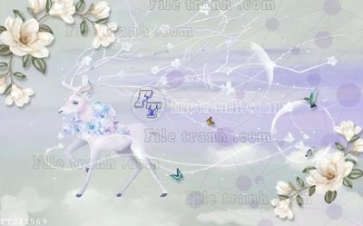 File gốc File in tranh tường 3D FT211569 cho in ấn và thiết kế