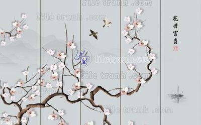 File PSD File in tranh tường 3D FT211574 (nguyên gốc) chất lượng cao