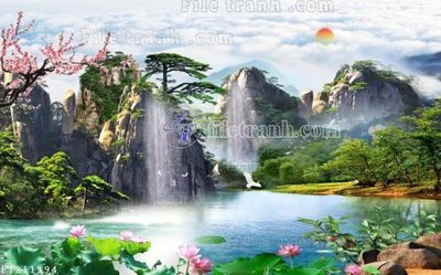 File ảnh gốc File in tranh tường 3D FT211594 (chuyên in mica)