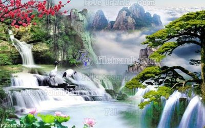 File tranh File in tranh tường 3D FT211602 (ảnh gốc) độ nét vượt trội