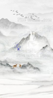 Chi tiết file ảnh File in tranh tường 3D FT211641 sắc nét
