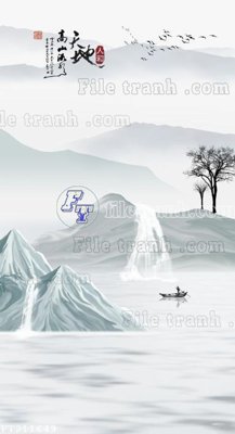 File in lụa File in tranh tường 3D FT211649 (chất lượng cao) File in tranh tường 3D FT211649