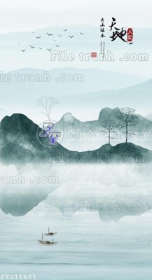 File gốc File in tranh tường 3D FT211671 (in lụa) chi tiết cao