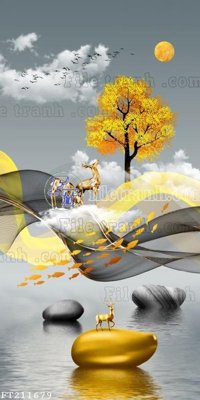 File in lụa File in tranh tường 3D FT211679 (chất lượng cao) File in tranh tường 3D FT211679