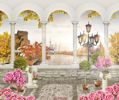 File gốc File psd tường quán cà phê FT2128 (dành cho trang trí nội thất)