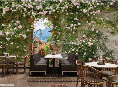 Download file gốc File psd tường quán cà phê FT2181 (dùng cho in ấn)