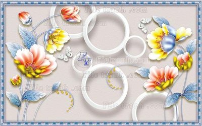 Ảnh gốc File in tranh tường hiện đại FT22092 (nét căng) in mica