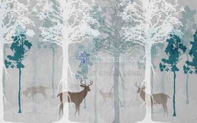 File gốc File in tranh tường hiện đại FT22394 (phong cách) châu Âu