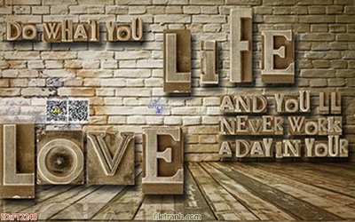 Hình ảnh file gốc in trần nhà File psd tường quán cà phê FT2240