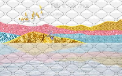 File PSD File in tranh tường hiện đại FT22490 (bản gốc) dễ dàng edit