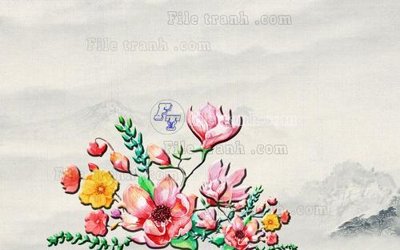 File gốc File in tranh tường hiện đại FT22658 (phiên bản chuẩn) để in ấn