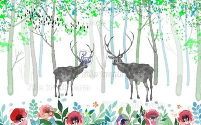 Tải file gốc File in tranh tường hiện đại FT22867 (để in lụa)