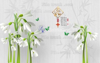 File gốc File in tranh tường hiện đại FT22921 (in tráng gương) nghệ thuật
