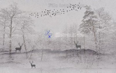 File in trần File in tranh tường hiện đại FT22965 (bản gốc) 5D