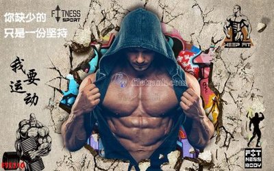 Download file gốc File psd tường quán gym FT2310 (in lụa) hoa lá