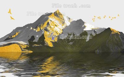 Tải file File in tranh tường hiện đại FT23110 (ảnh gốc) file AI/EPS