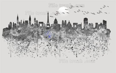 Tải file File in tranh tường hiện đại FT23175 (gốc) chủ đề tôn giáo